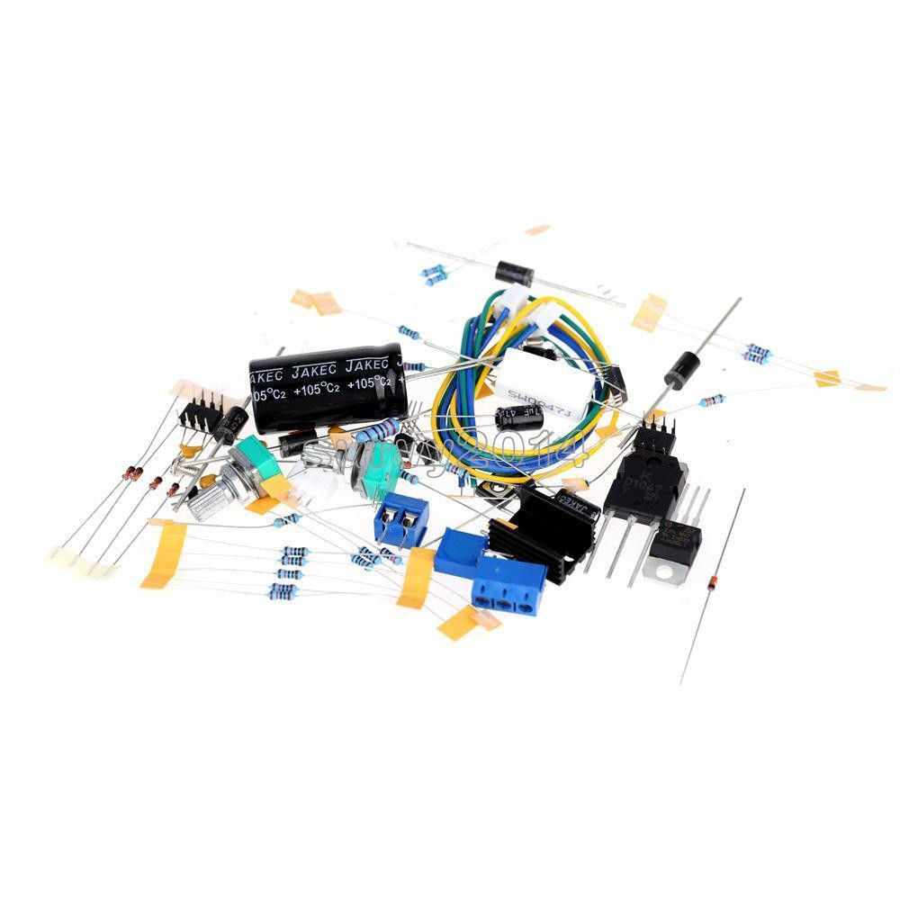 Red 0-30V 2mA-3A Continuously Adjustable DC Regulated Power Supply DIY Kit PCB