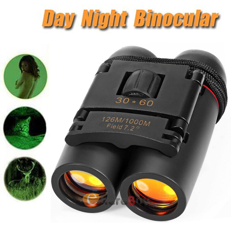 30x60 Day/Night Vision Binoculars Goggles Hunting Folding Telescope with Case