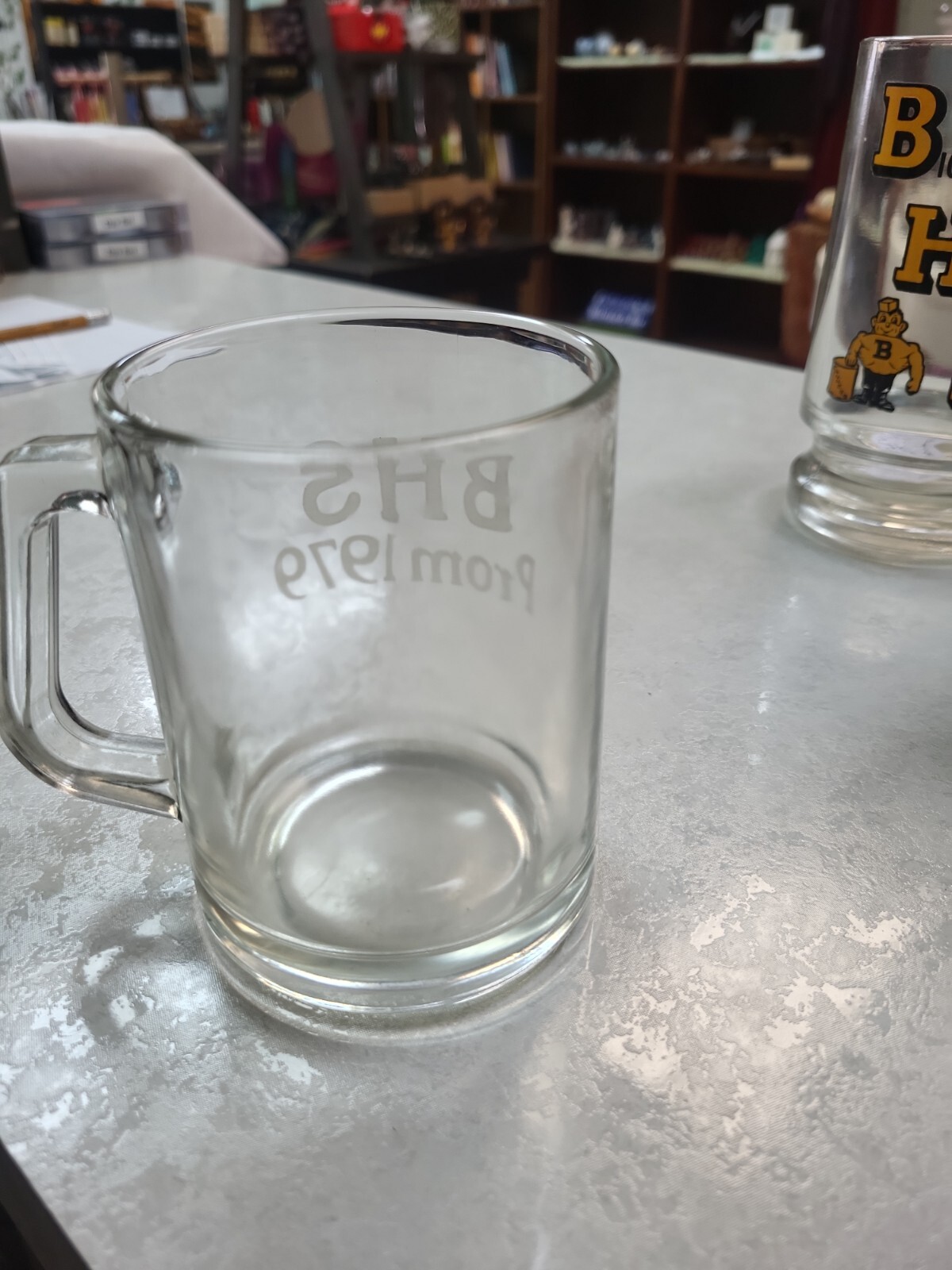1979 BIGLERVILLE HIGH SCHOOL Prom Glass
