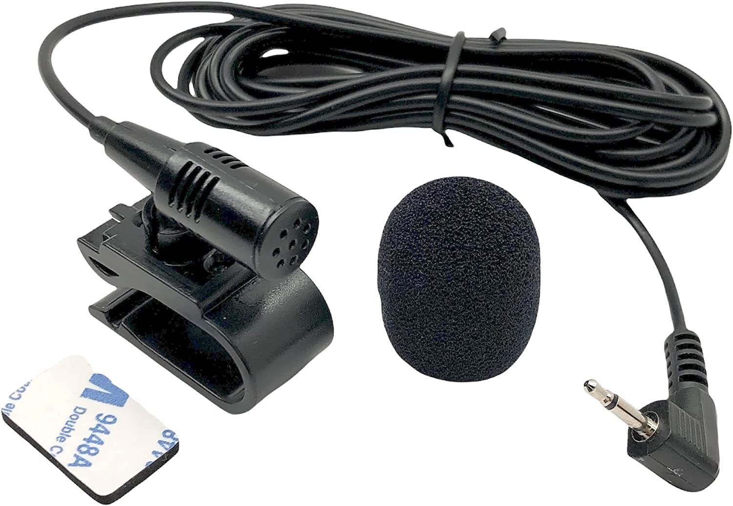 3.5mm External Mic for Dual Stinger Clarion Soundstream Car Stereo Microphone