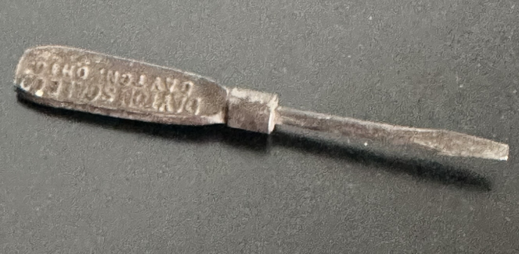 Dayton Scale Co Dayton, Oh Ohio Mini Screwdriver Tool Pioneers Leaders Forty