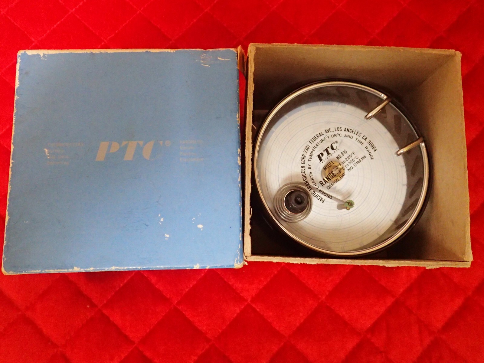 PTC - Model 615 - Thermograph 20°F - 220°F - Pacific Transducer Corp