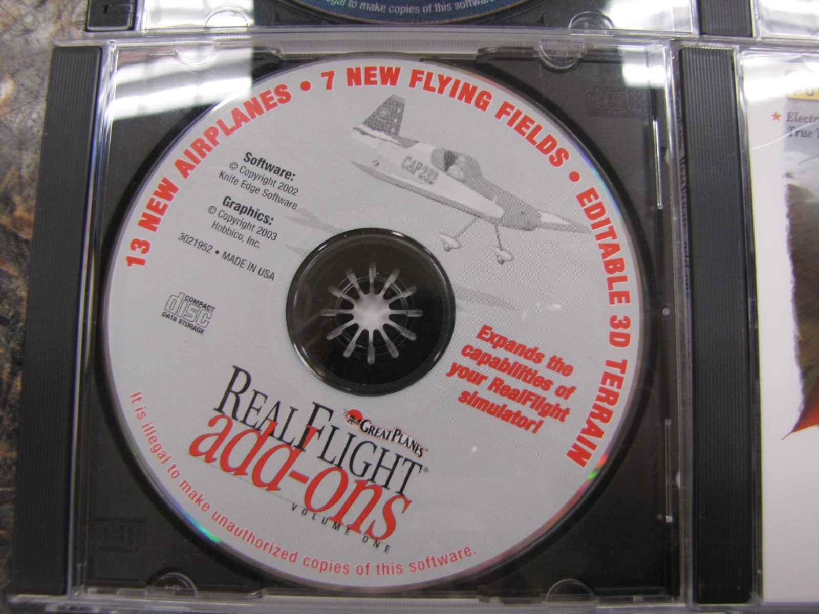 Lot (9) Great Planes RealFlight R/C Simulator & Add-Ons Software CD -HW1