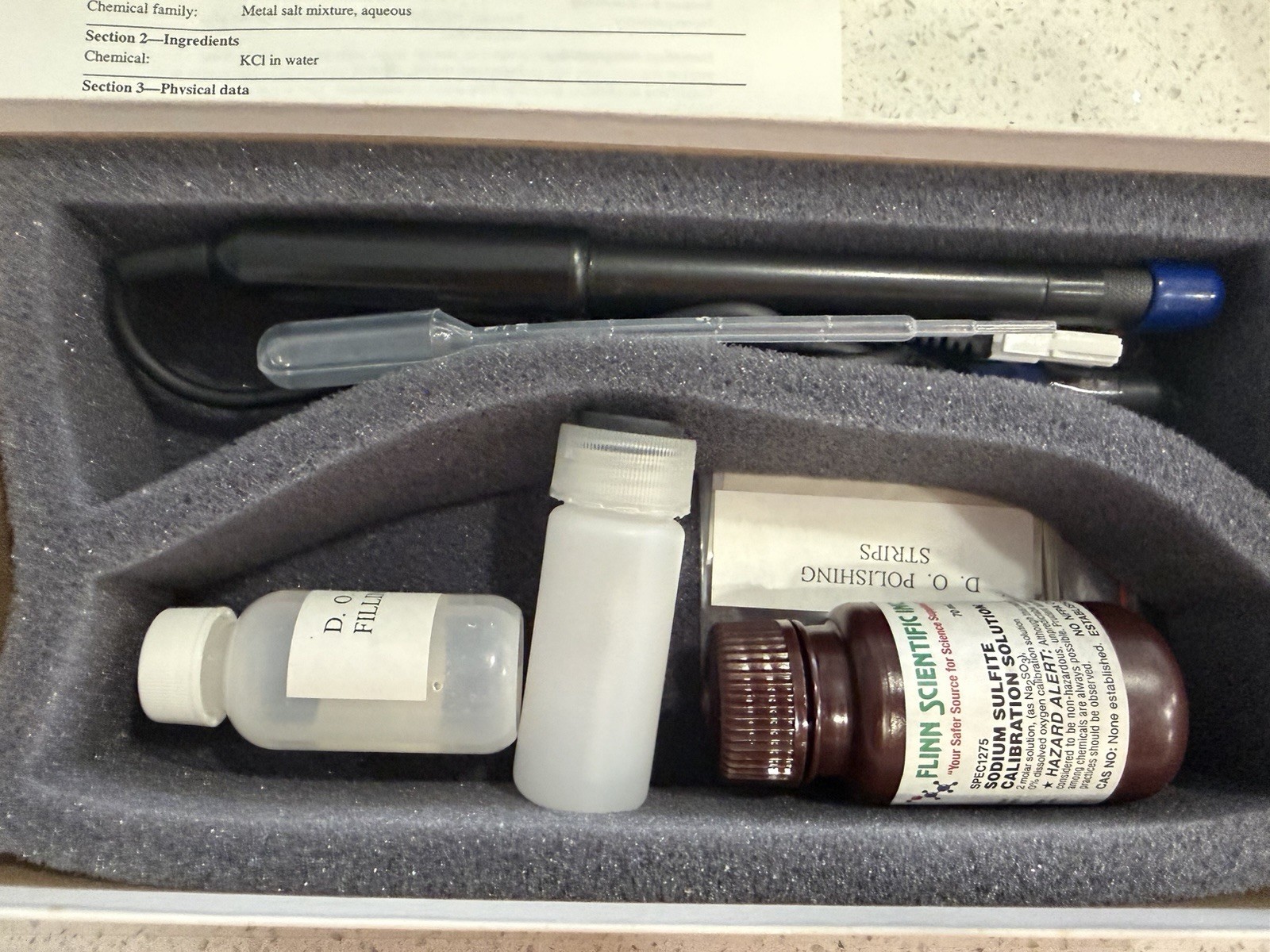 Vernier Dissolved Oxygen (O2) Probe DO-BTA Lab Data Collection Sensor