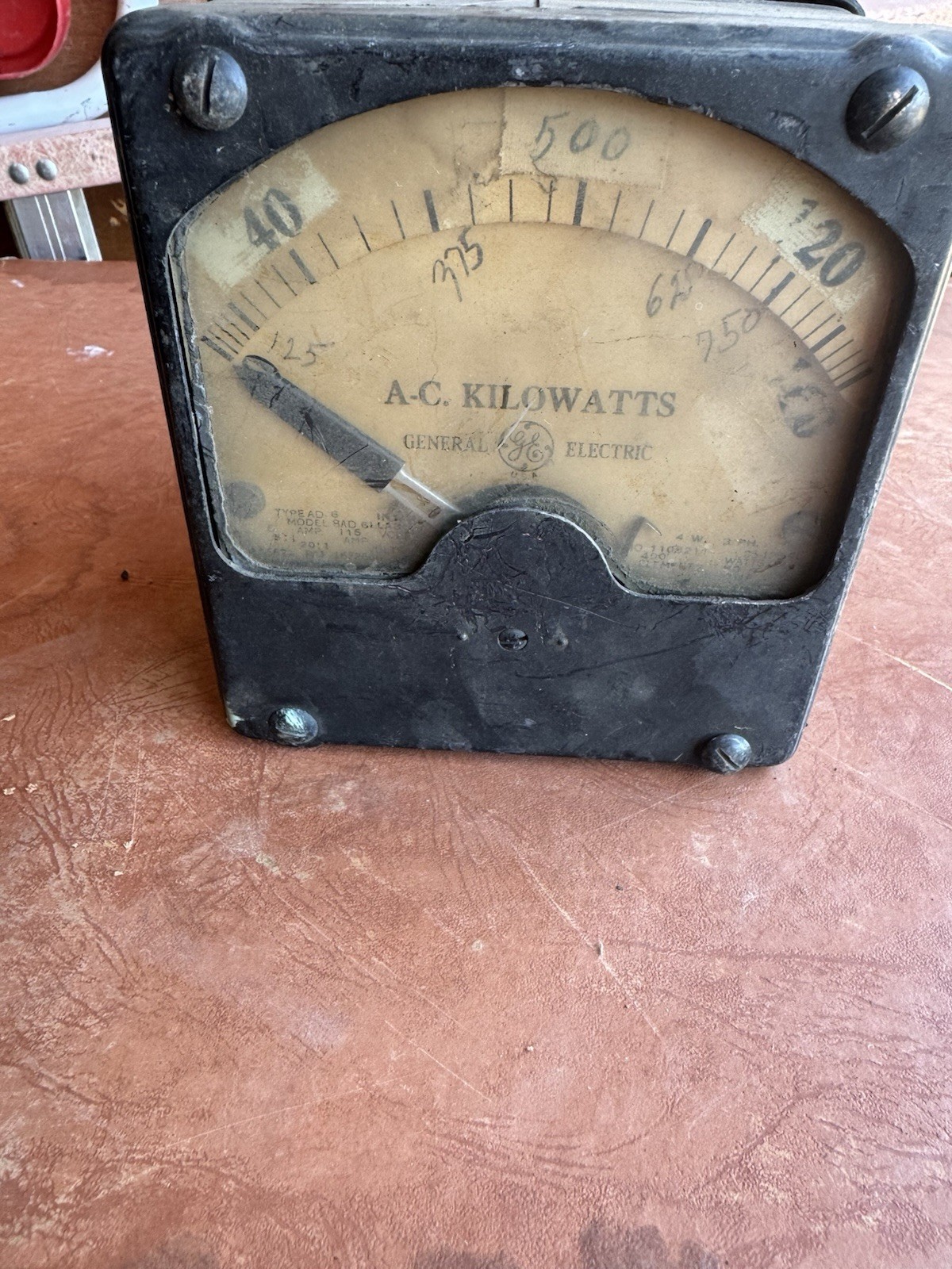 General Electric AC Kilowatts Gauge