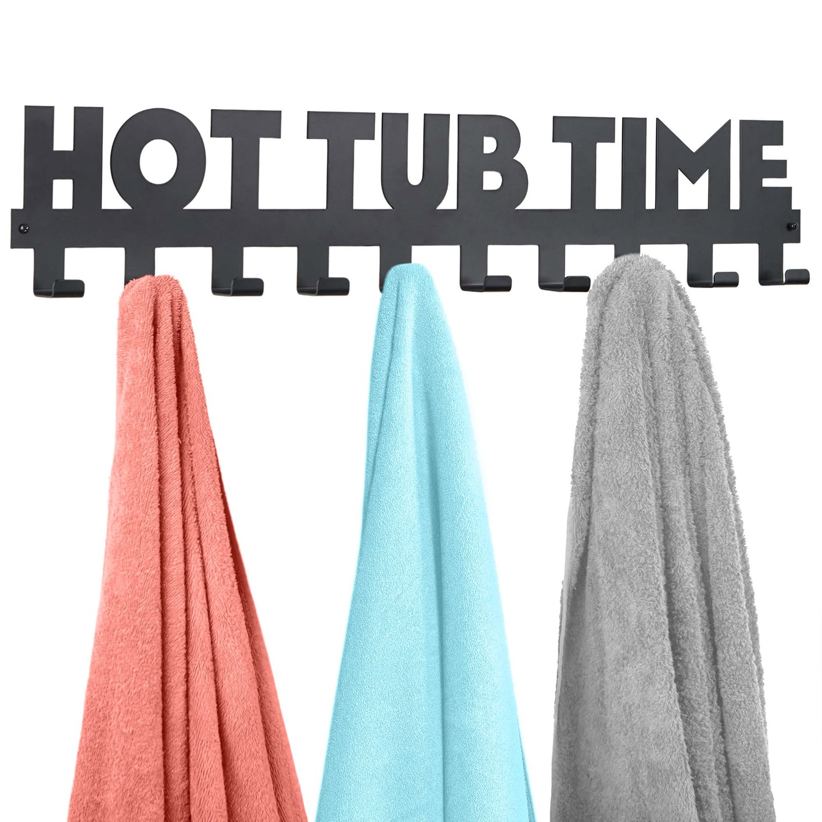 Star Splash Extra Large Hot Tub Towel Rack Outdoor – Rust Proof Time
