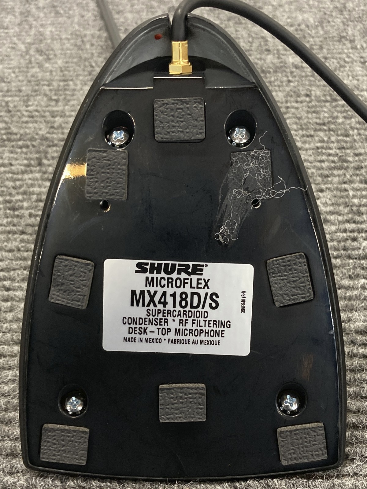 Shure MicroFlex MX418D/S Supercardioid Condenser Filtering Desktop Microphone