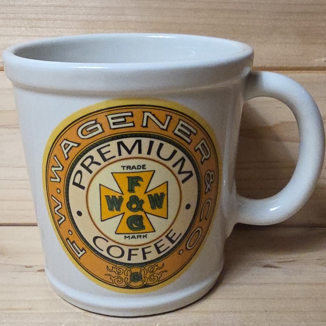 F.W. Wagener & Co PREMIUM COFFEE Large Jumbo Coffee Heavy Mug