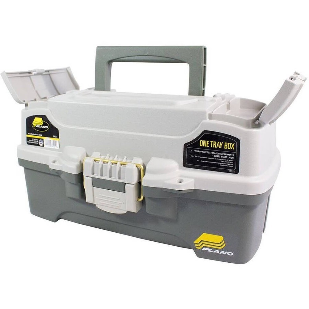 Extending Cantilever Tray Tackle Box with Bait Storage One Tray Design