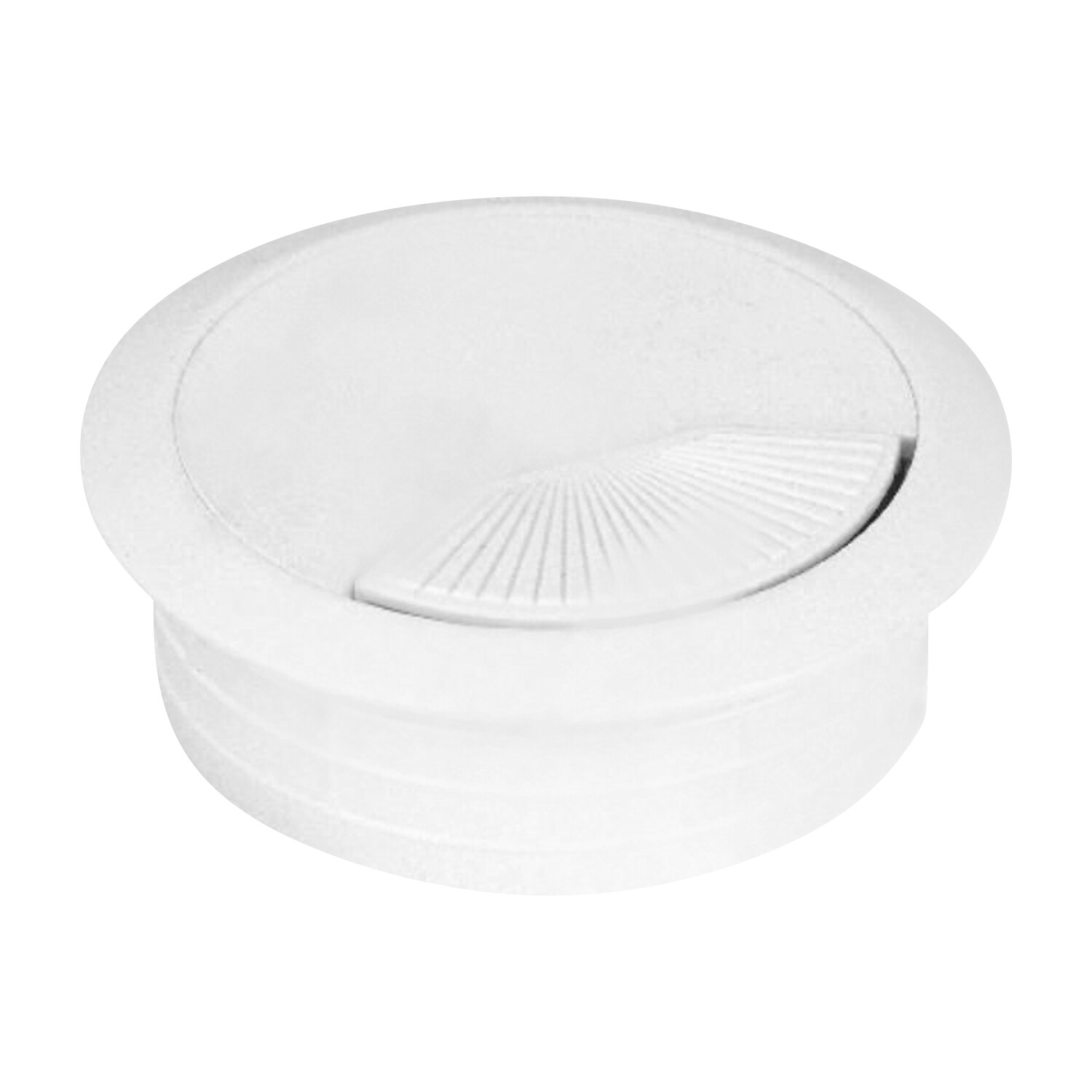 Rok Hardware Round Grommet, 2-3/8" (60mm)  Diameter, White ROKRG60WHT