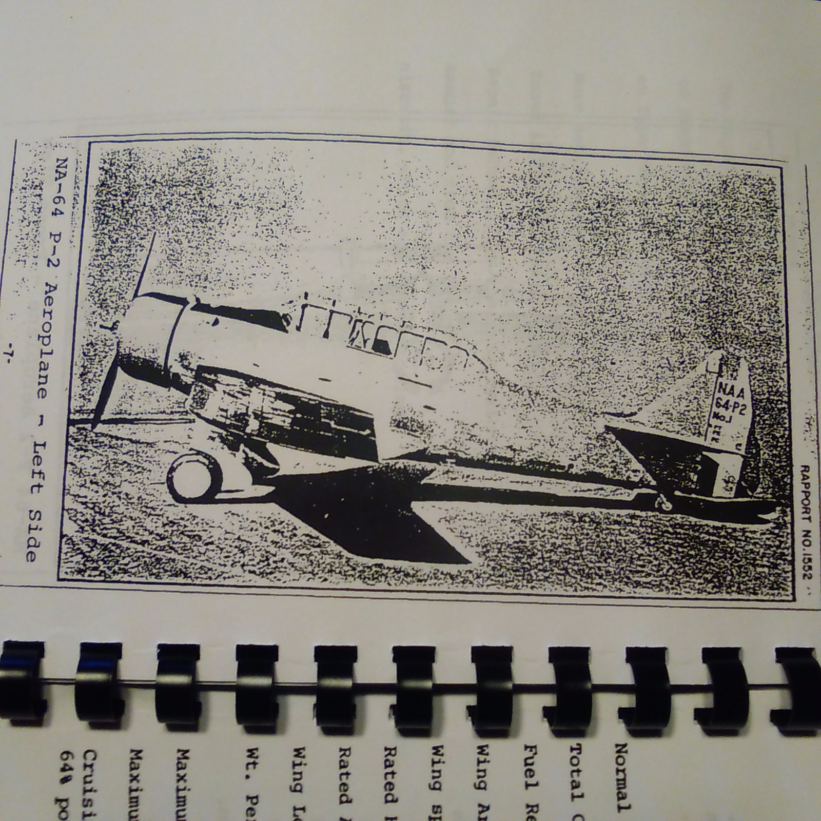 North American NA-64 P-2 Yale Pilot's Manual