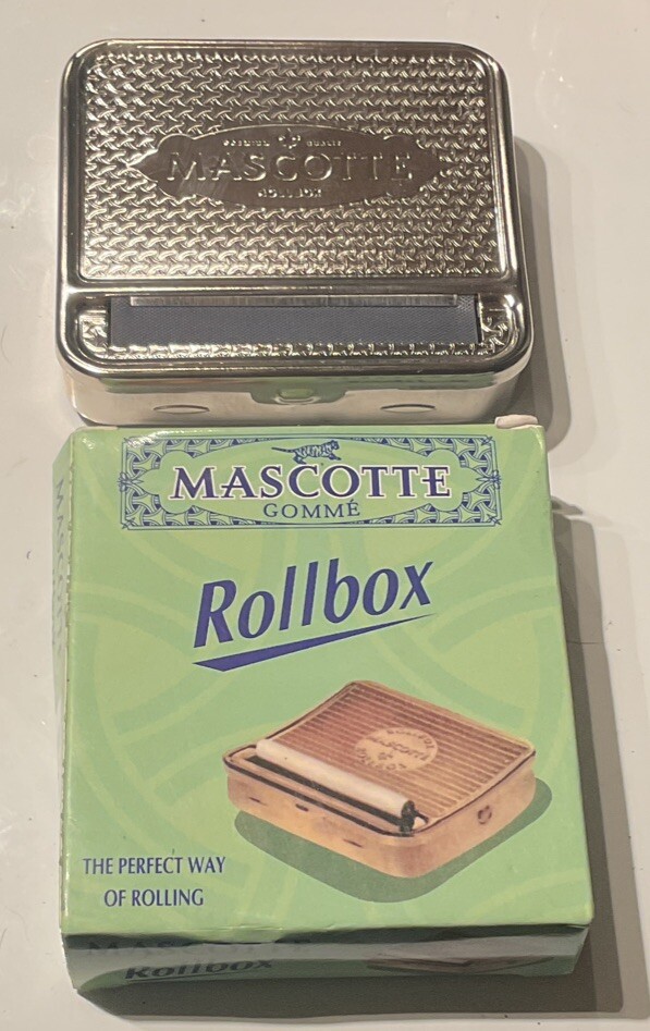 Mascotte Gomme New Metal Cigarette Rolling Machine Rollbox  Tobacco Roll Machine