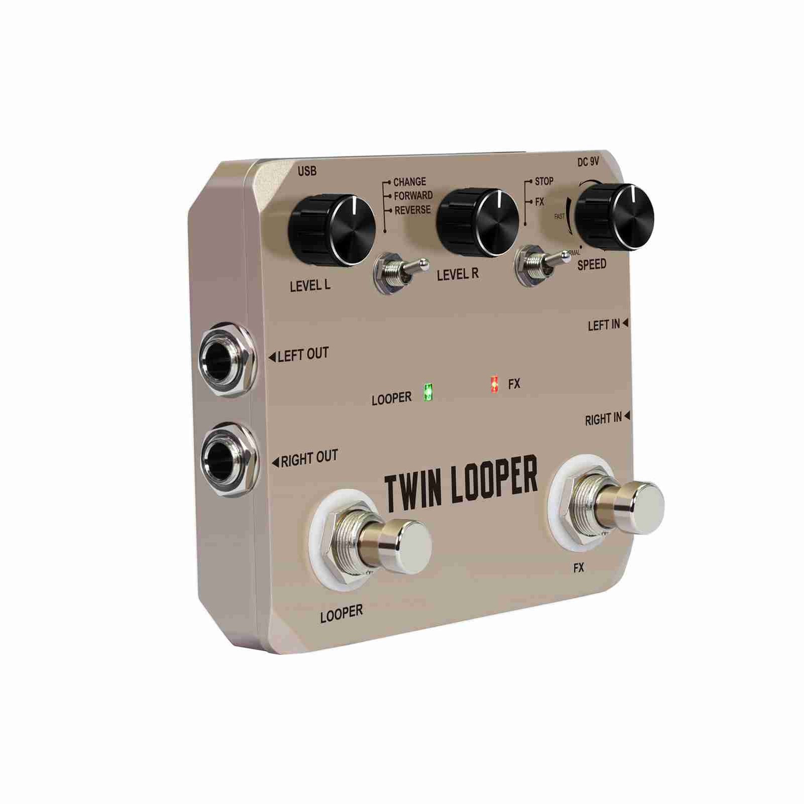 Guitar Looper Pedal High‑Quality Audio Capture Multi‑Function Looping Tool