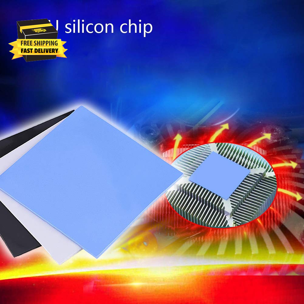 CPU Thermal Pad, 100X100X2Mm, Silicone, Universal, Chassis Mount ⭐️⭐️⭐️⭐️⭐️