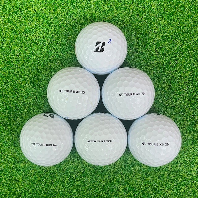 24 Bridgestone Tour B XS Used Golf Balls 5A Mint Condition White Lot
