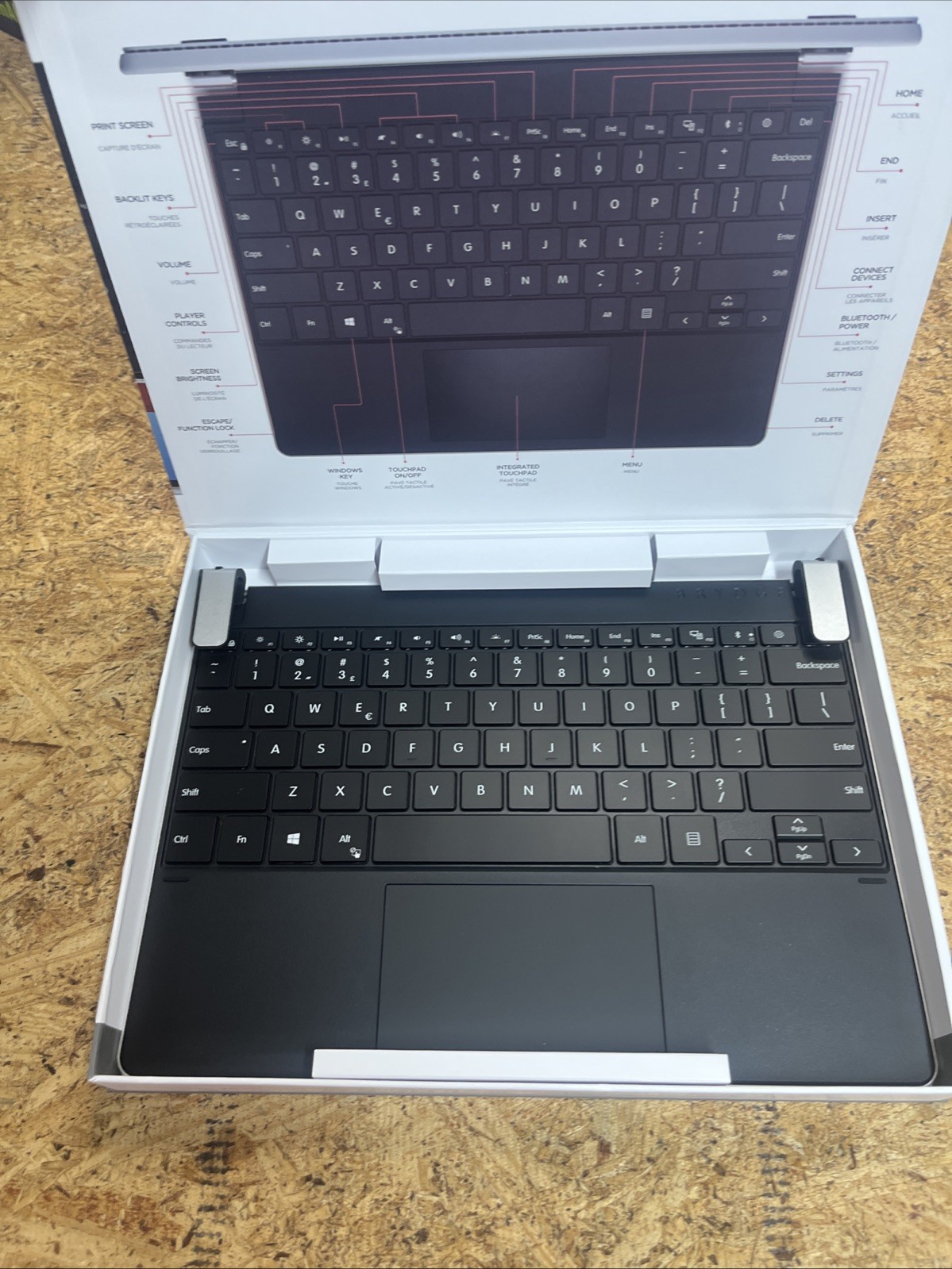 Brydge SP+ Wireless Keyboard with Touchpad for Surface Pro 8