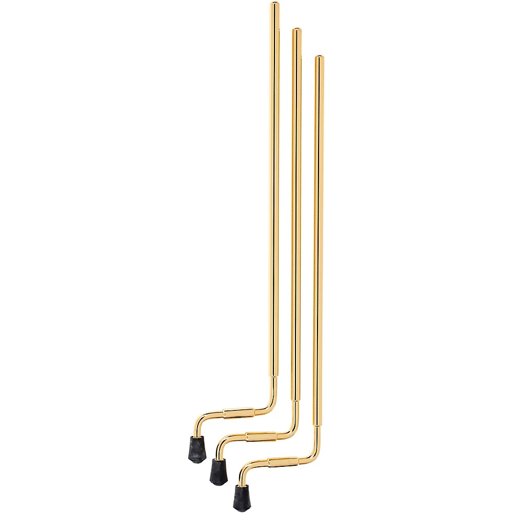 DW Aluminum Full Suspension Floor Tom Legs (Set of 3) 21 in. Gold