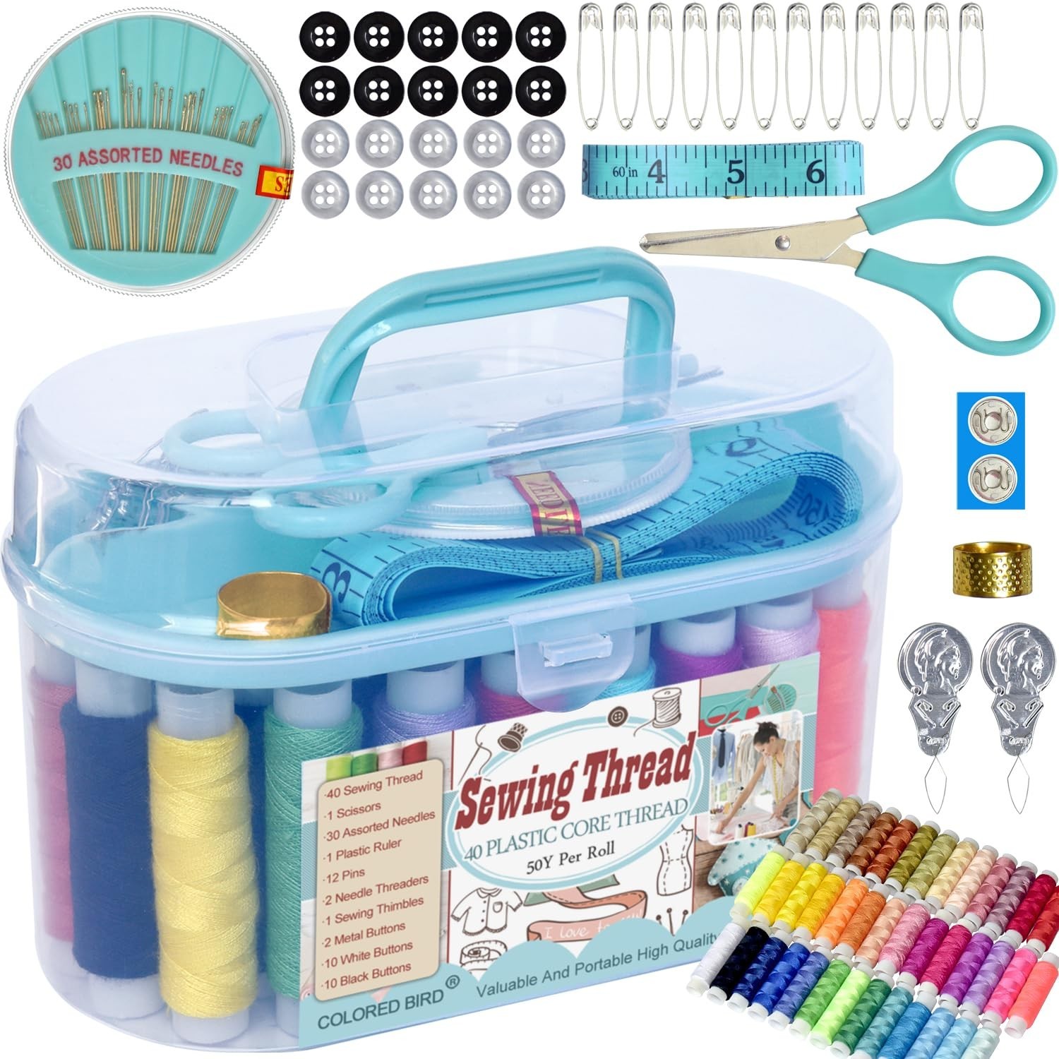Sewing kit Sewing Thread Sewing Supplies Family Repair Kit Traveler Sewing Pr...