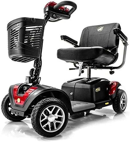 Golden Technologies - Buzzaround EX - Travel Scooter - 4-Wheel - Red