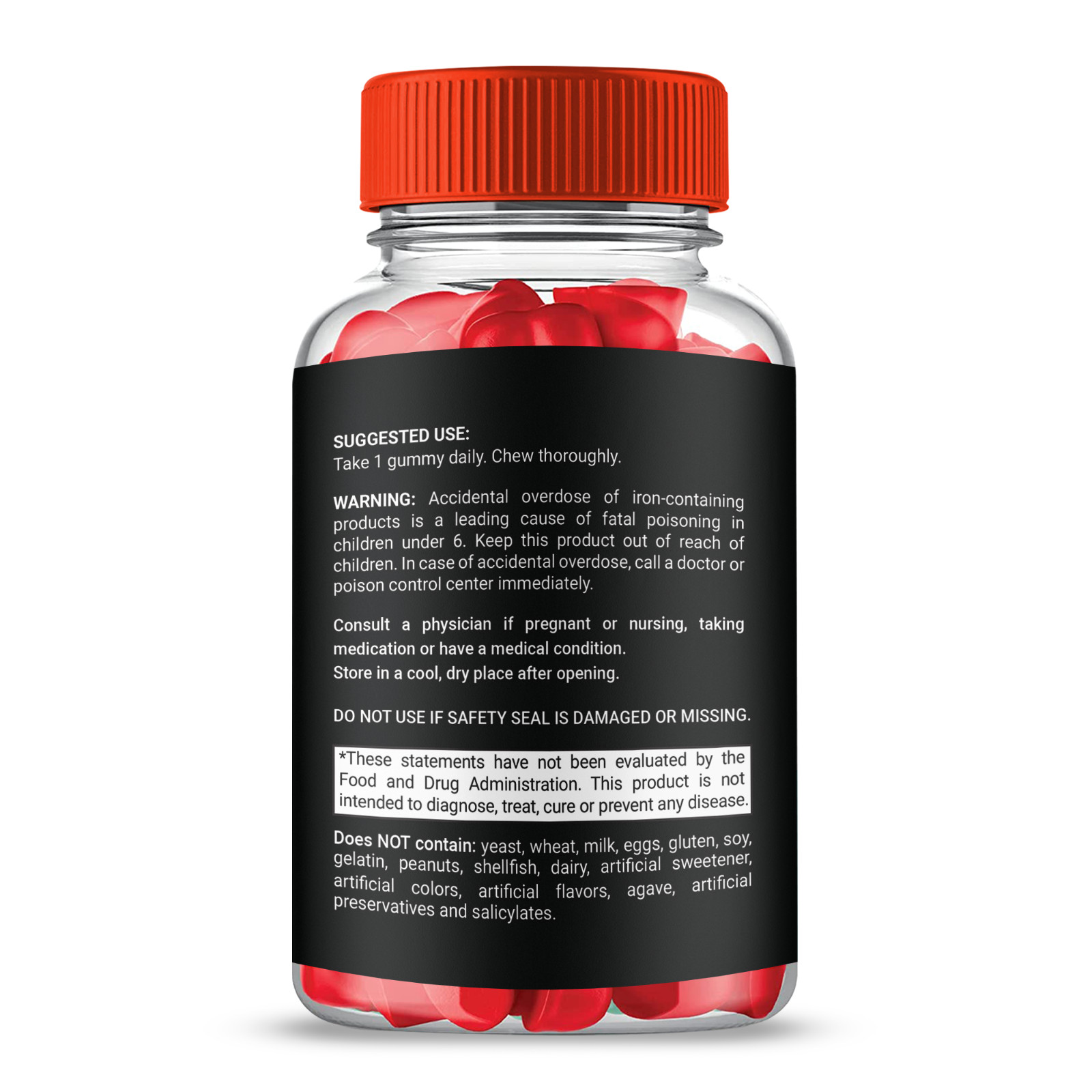 Prolong Power Gummies for Men, Max Strength Male Performance Formula (10 Pack)