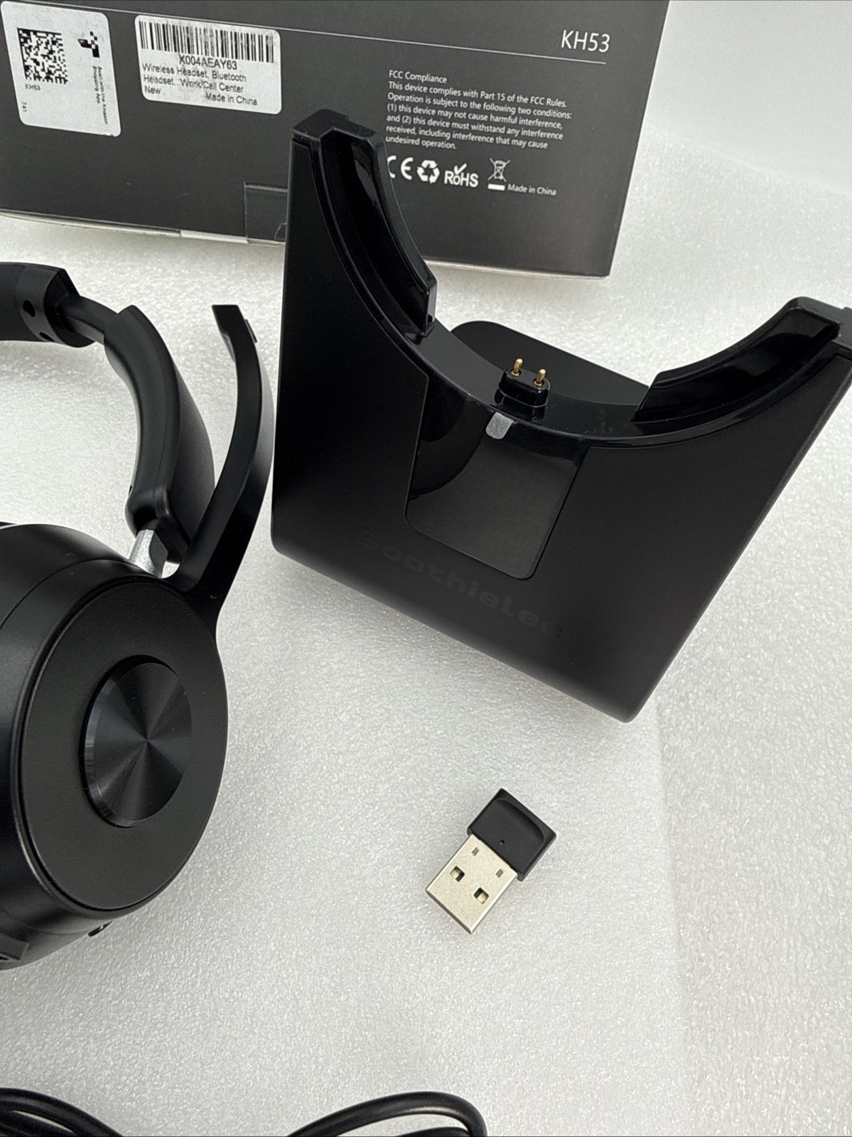 (Upgraded Version) Wireless Headset, Bluetooth Headset w/Noise Cancelling Mic