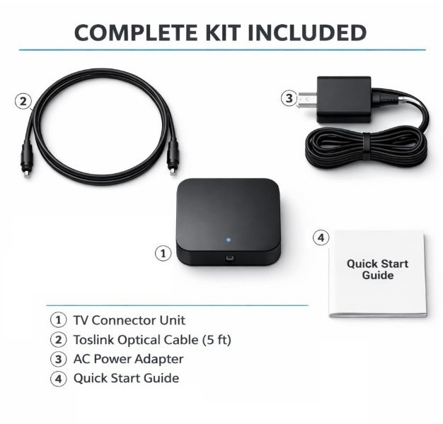 Phonak TV Connector Wireless Audio Streamer for Compatible Hearing Aids