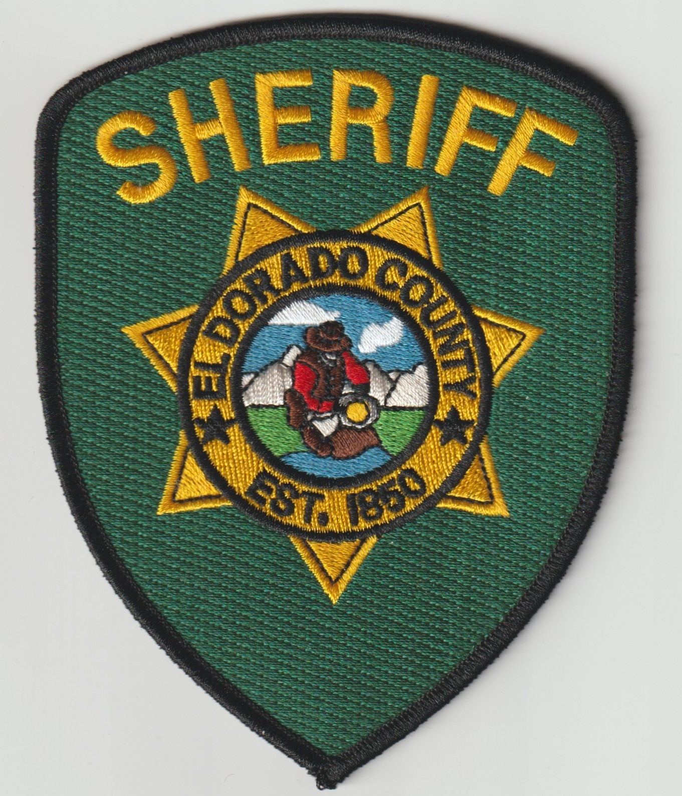 El Dorado County, California Sheriff Patch!