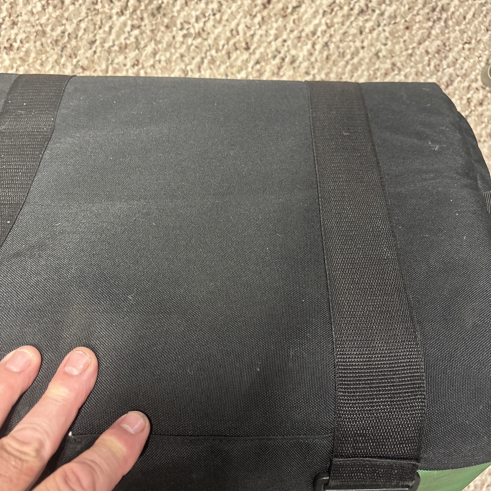Polar Bear 24 Pack Original Nylon Soft Side Cooler Bag Green NICE!