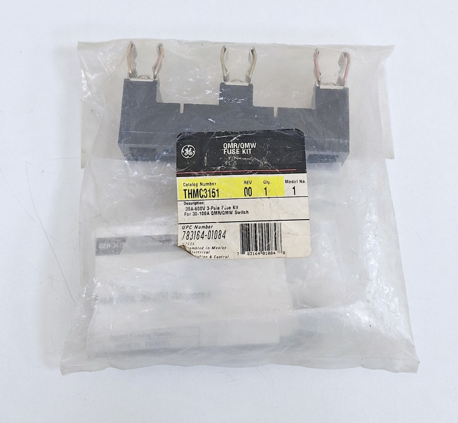GE THMC3161 / OMR/QMW Fuse Kit 30A 600V 3-Pole