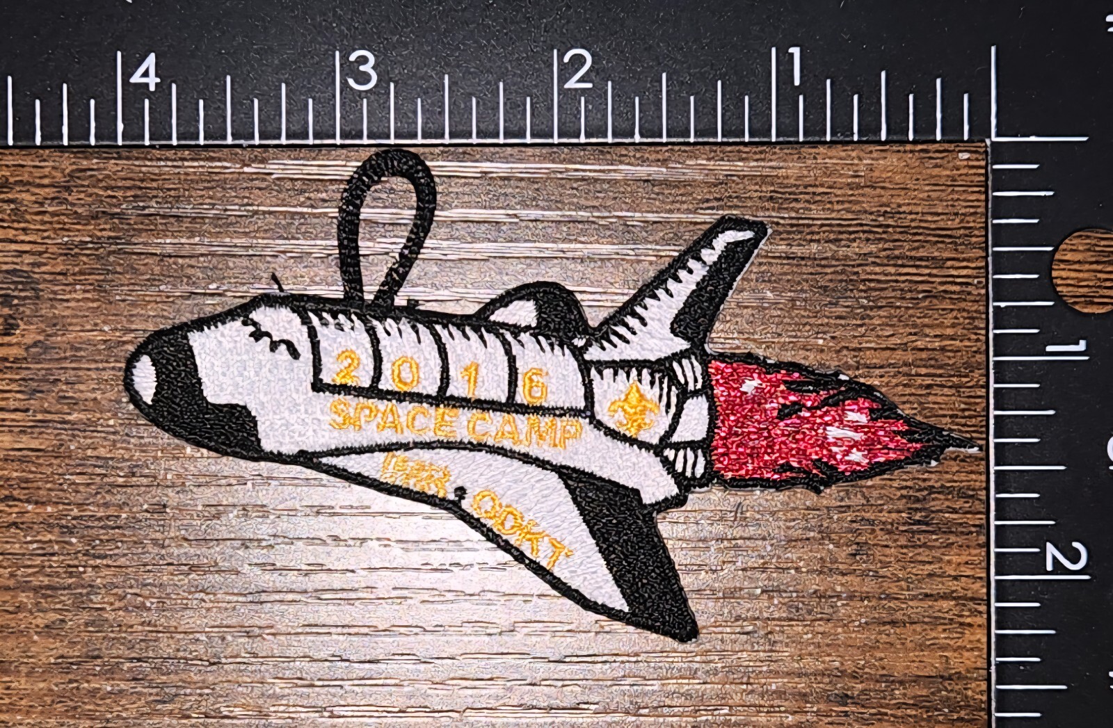 Indian Mound Reservation 2016 Space Camp Shuttle BSA Patch