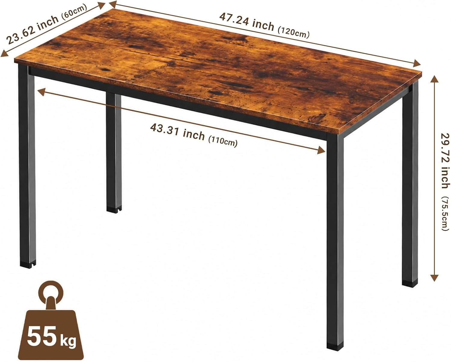 Computer Desk for Small Space,Modern Simple Laptop Desk,Computer Table Study Wri