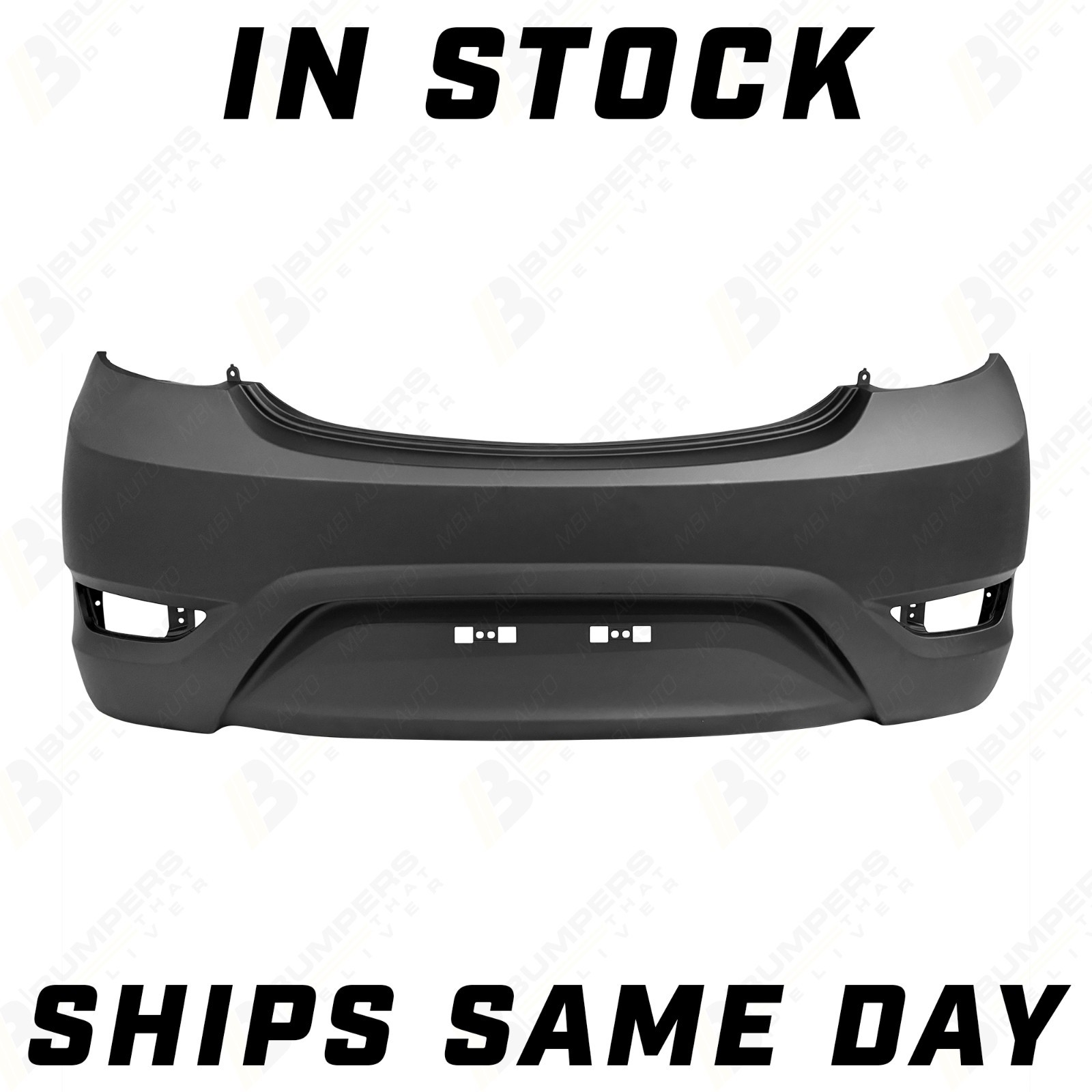 NEW Primered - Rear Bumper Cover Fascia for 2012-2017 Hyundai Accent Hatchback