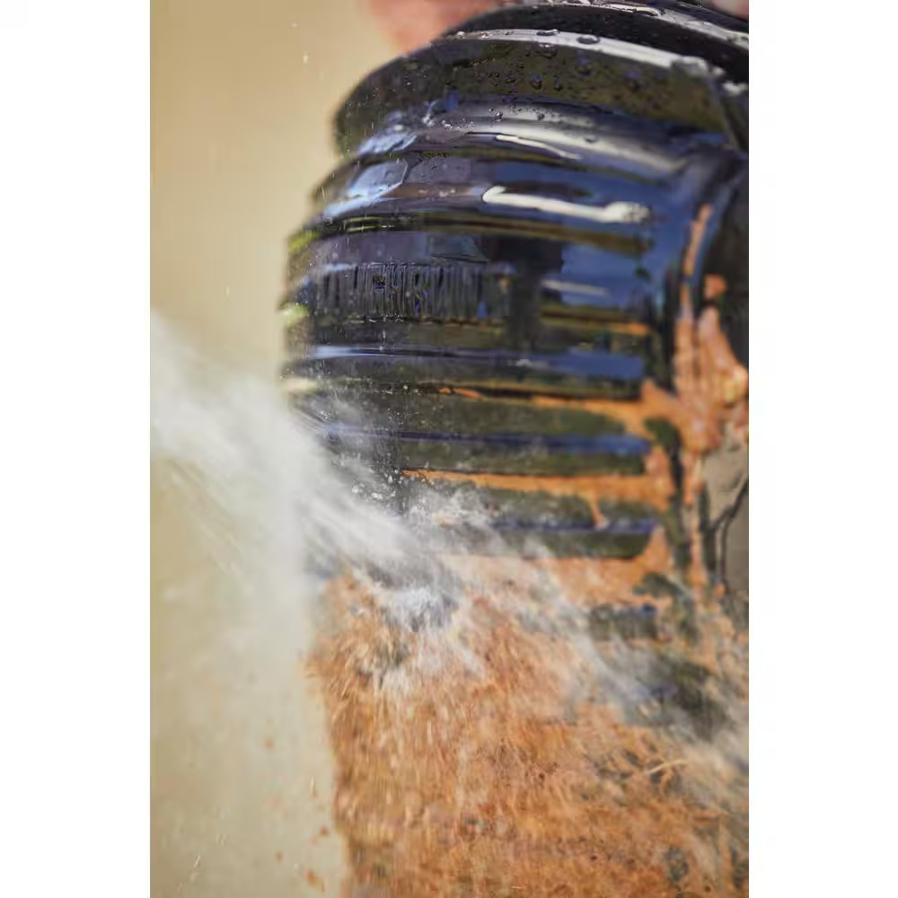 Waterproof Black Knee Pads with Flexible Accordion Construction