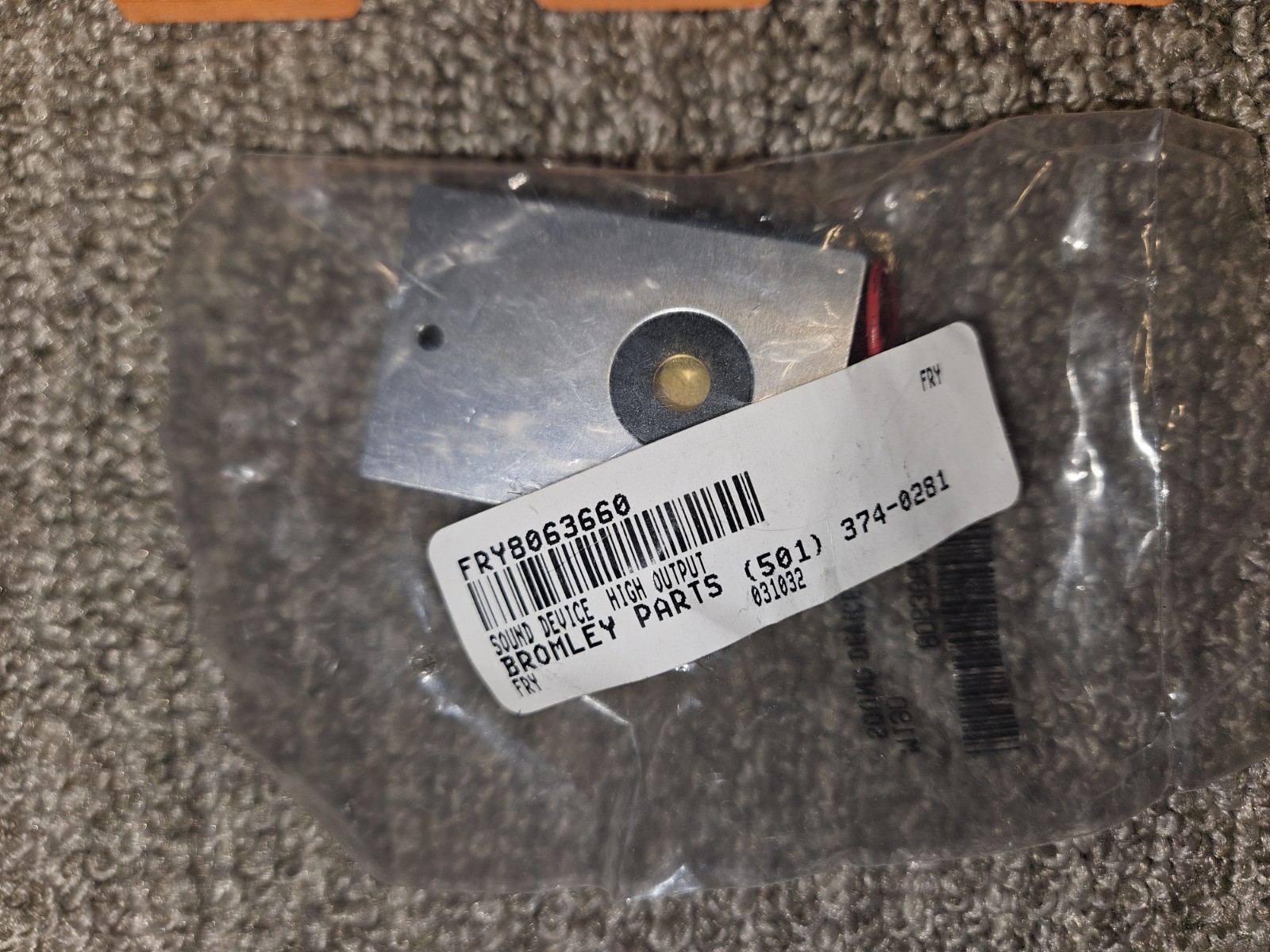 Frymaster 8063660 Sound Device High Output