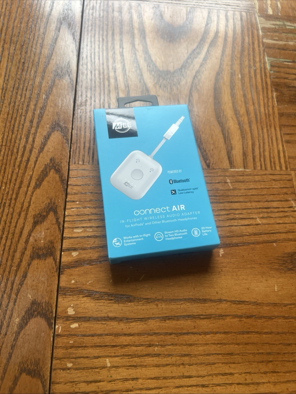 Mee Connect Air Bluetooth Wireless Audio Adapter for In-Flight Entertainment