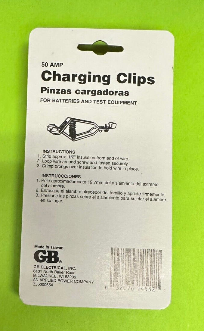 Gardner Bender 14-552 50A Charging Clips 1-Pair