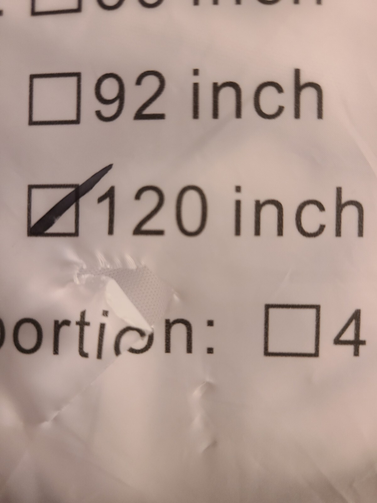 120 Inch 16:9 Ratio Simple Projector Screen