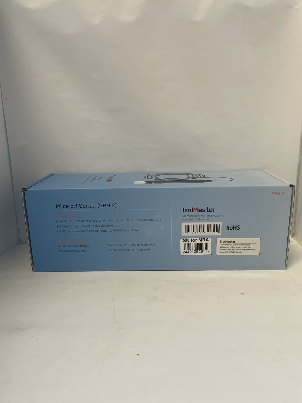 TROLMASTER PPH-2 Inline pH Sensor for Aqua-X Irrigation