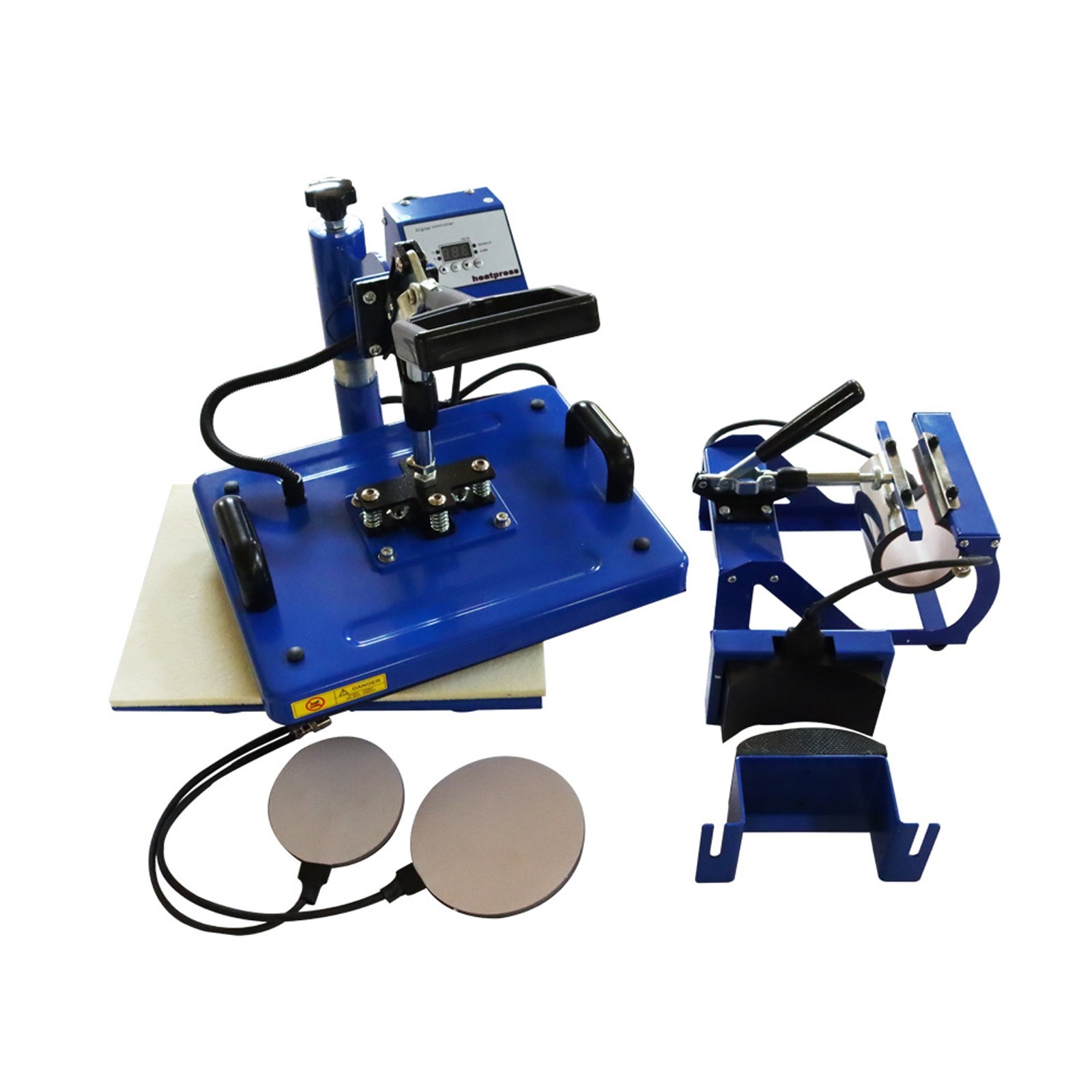 110V 5in1 Heat Press Machine T-shirt Mug Cap Heat Press Transfer Machine
