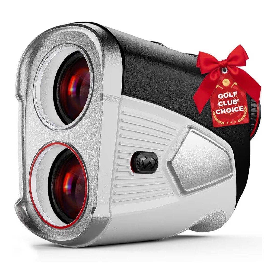 AxisLock 1500Y Golf Rangefinder w/ Slope Pin Lock Vibration 7X Mag HD NIB Gift