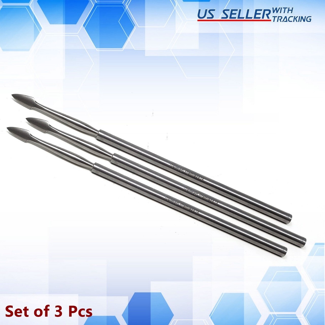 3 Pc Clay Sculpting Set Wax Carving Pottery Shapers Polymer Modeling Arrow Point
