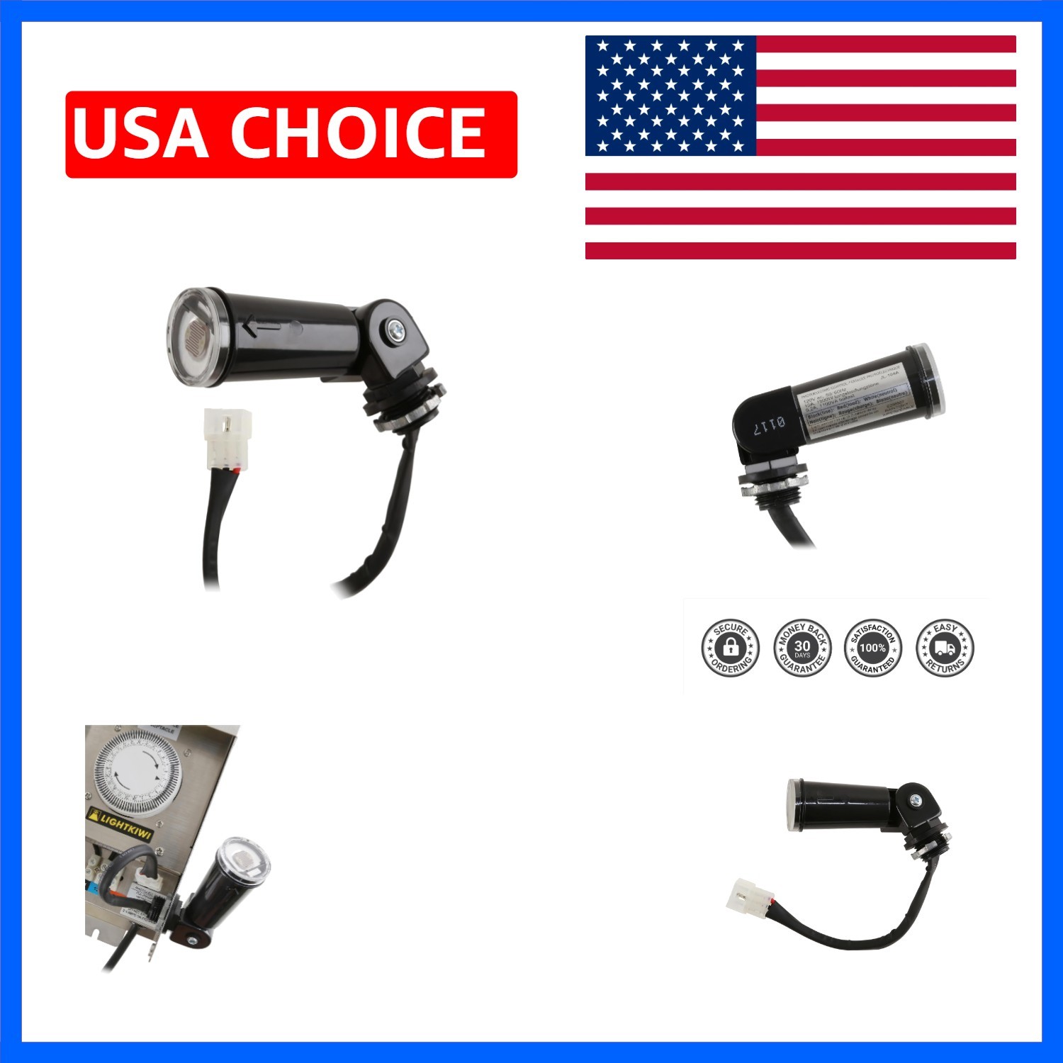 Photocell for Low Voltage Landscape Lighting Transformer