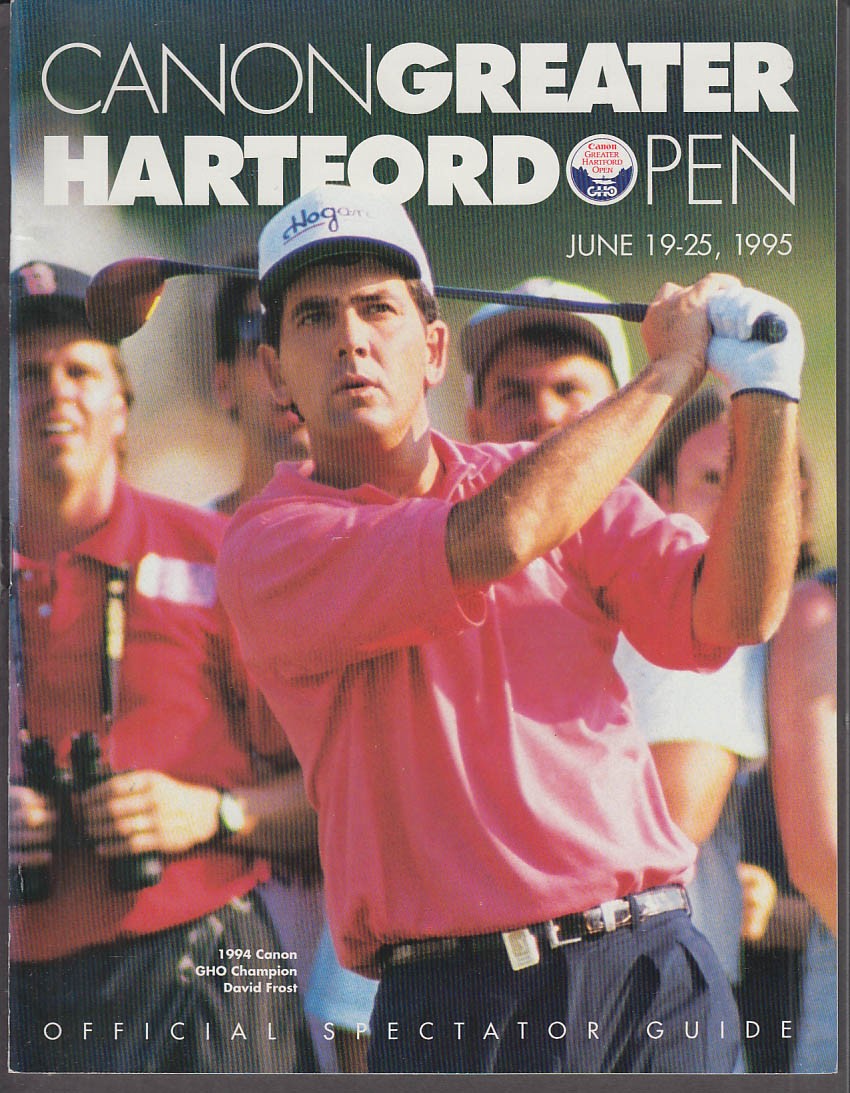 Canon Greater Hartford Open Official Spectator Guide 1995