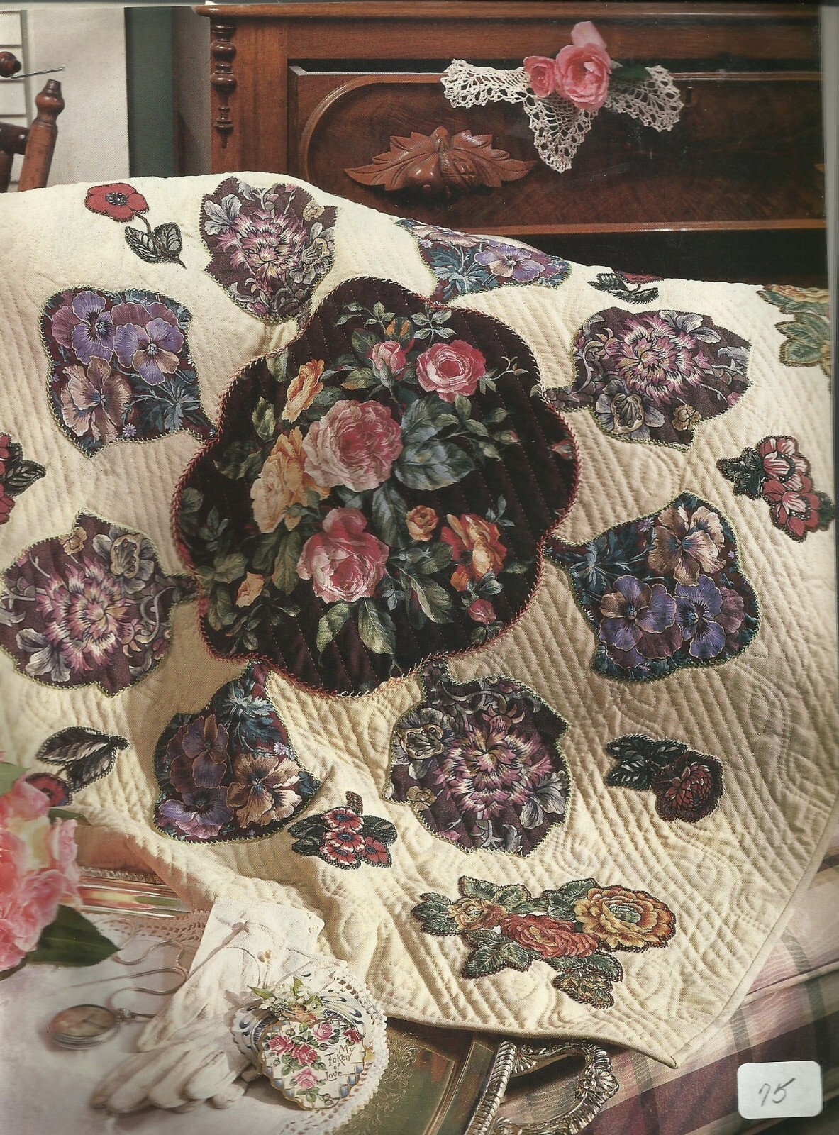 A0443 CHARMING CHINTZ QUILT  PATTERN/INSTRUCTIONS