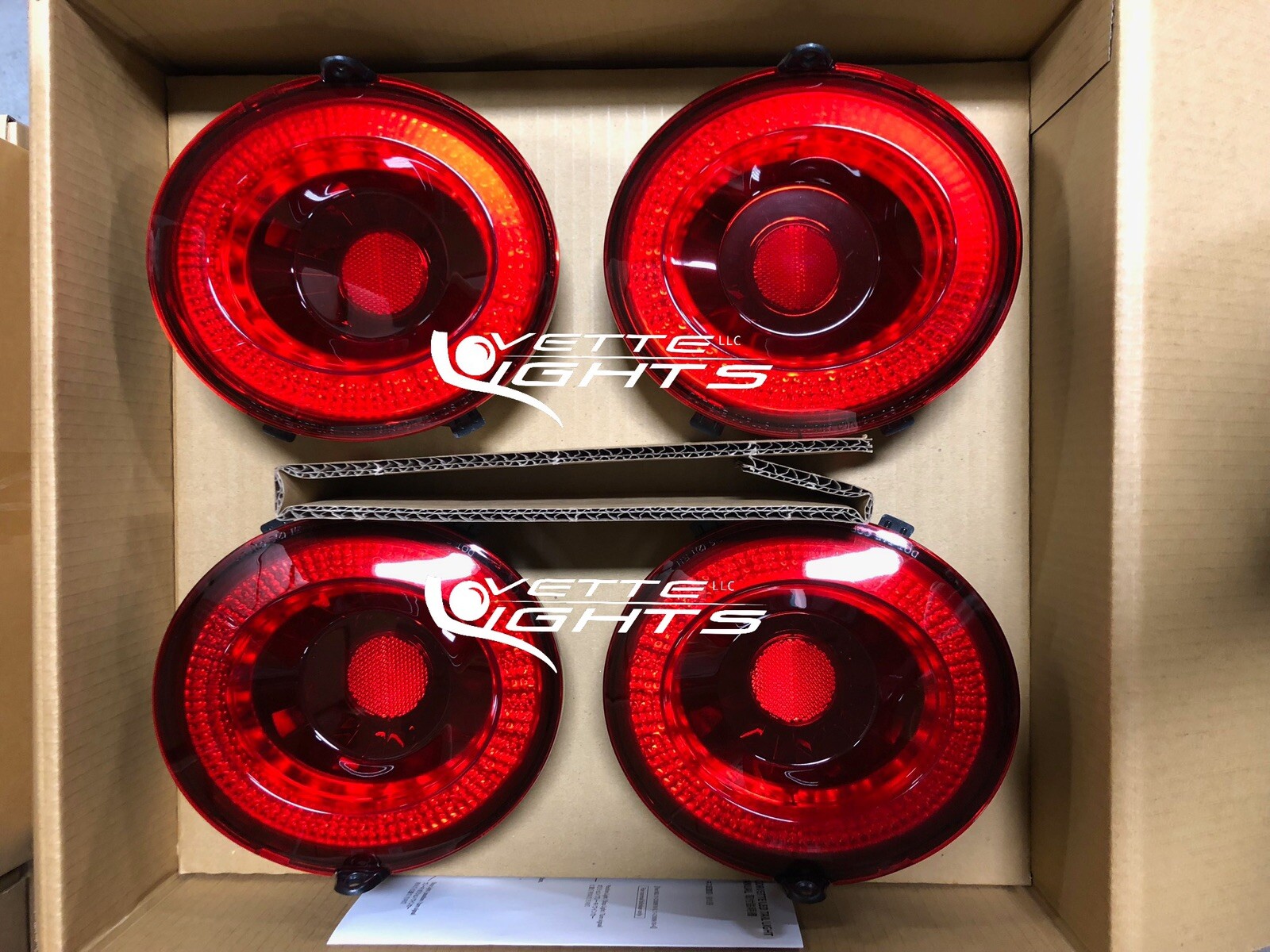 2005-2013 C6 Corvette Plug & Play LED Tail Lights [Red Lens]