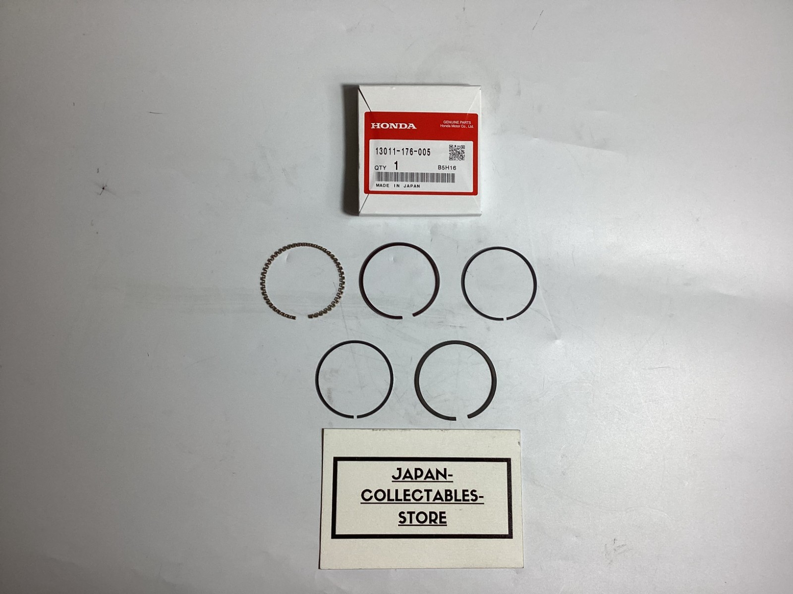 HONDA PISTON RING SET STD 80-85 XL80S / 79-84 XR80/85-99 XR80R 13011-176-005