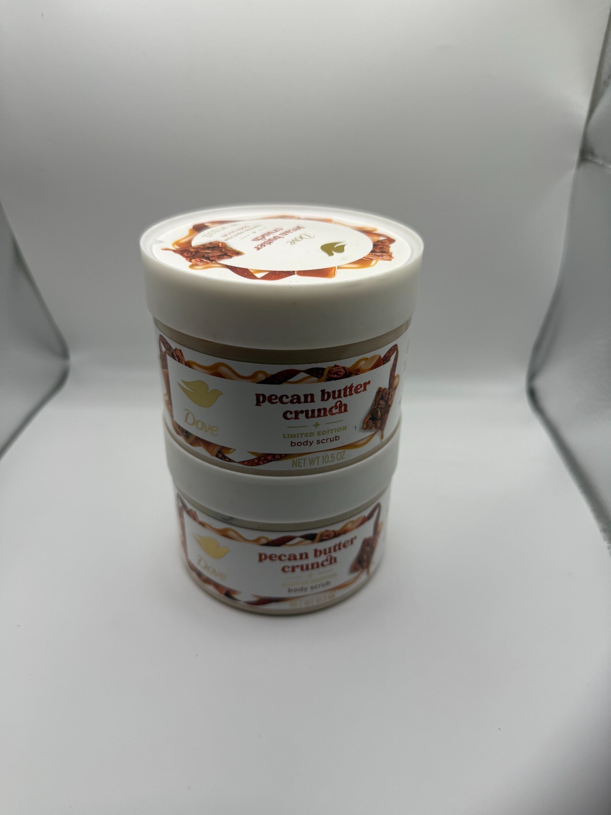 Dove Body Scrub Pecan Pie – Limited Edition Holiday Treats – 10.5oz -2 pk