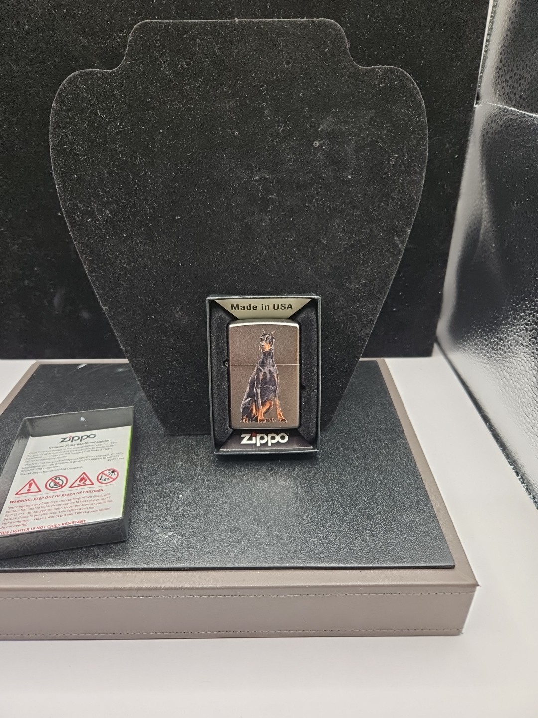 Zippo Lighter "Doberman Pinscher"