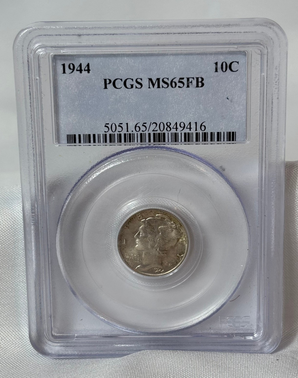 1944 Mercury Dime PCGS MS65FB