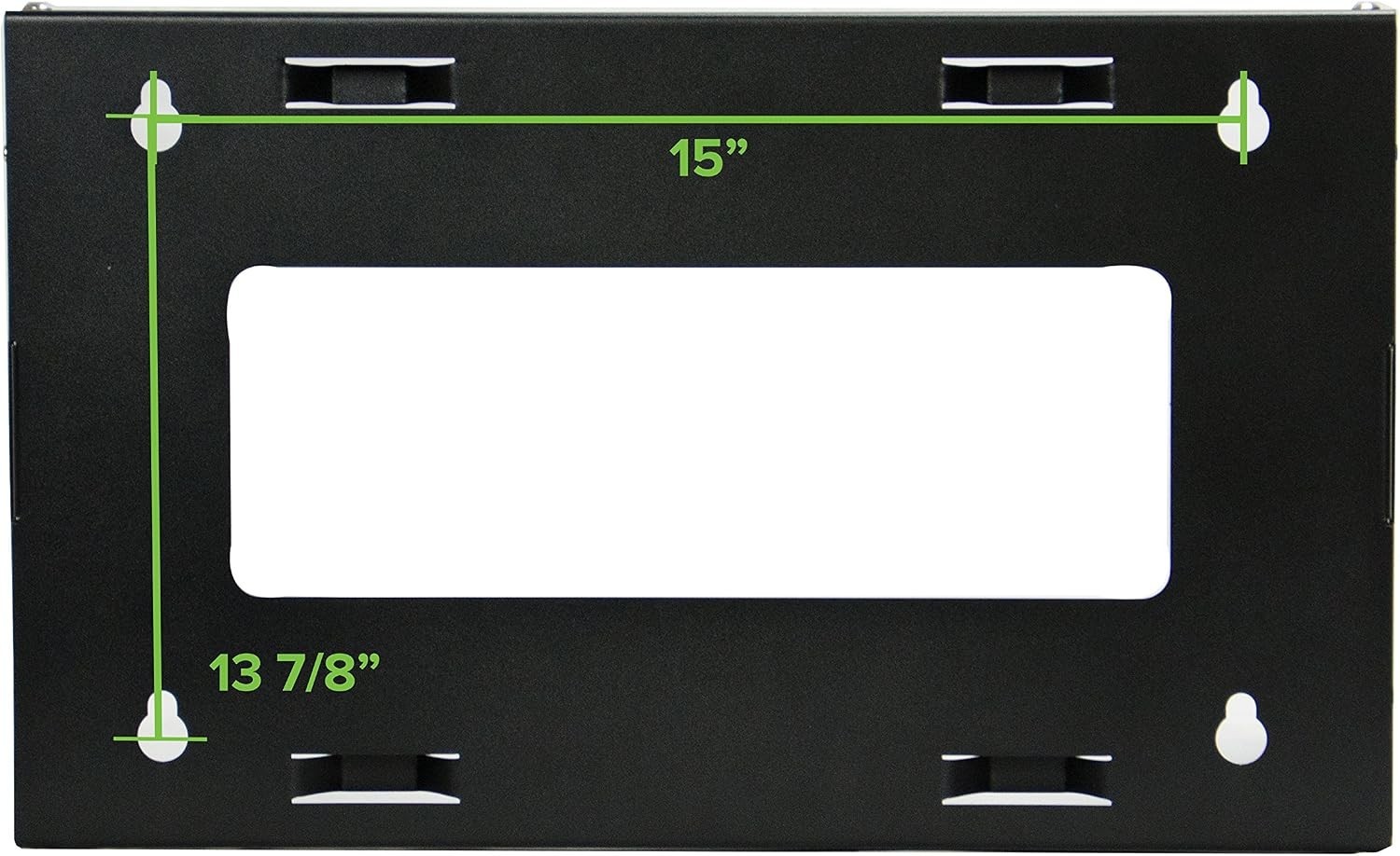 NavePoint Adjustable Depth 19" Wallmount Bracket 9U - Patch Panel